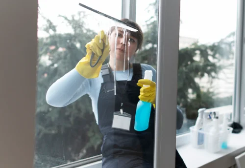 Nettoyage de vitres intérieures et extérieures à Neuvy-au-Houlme